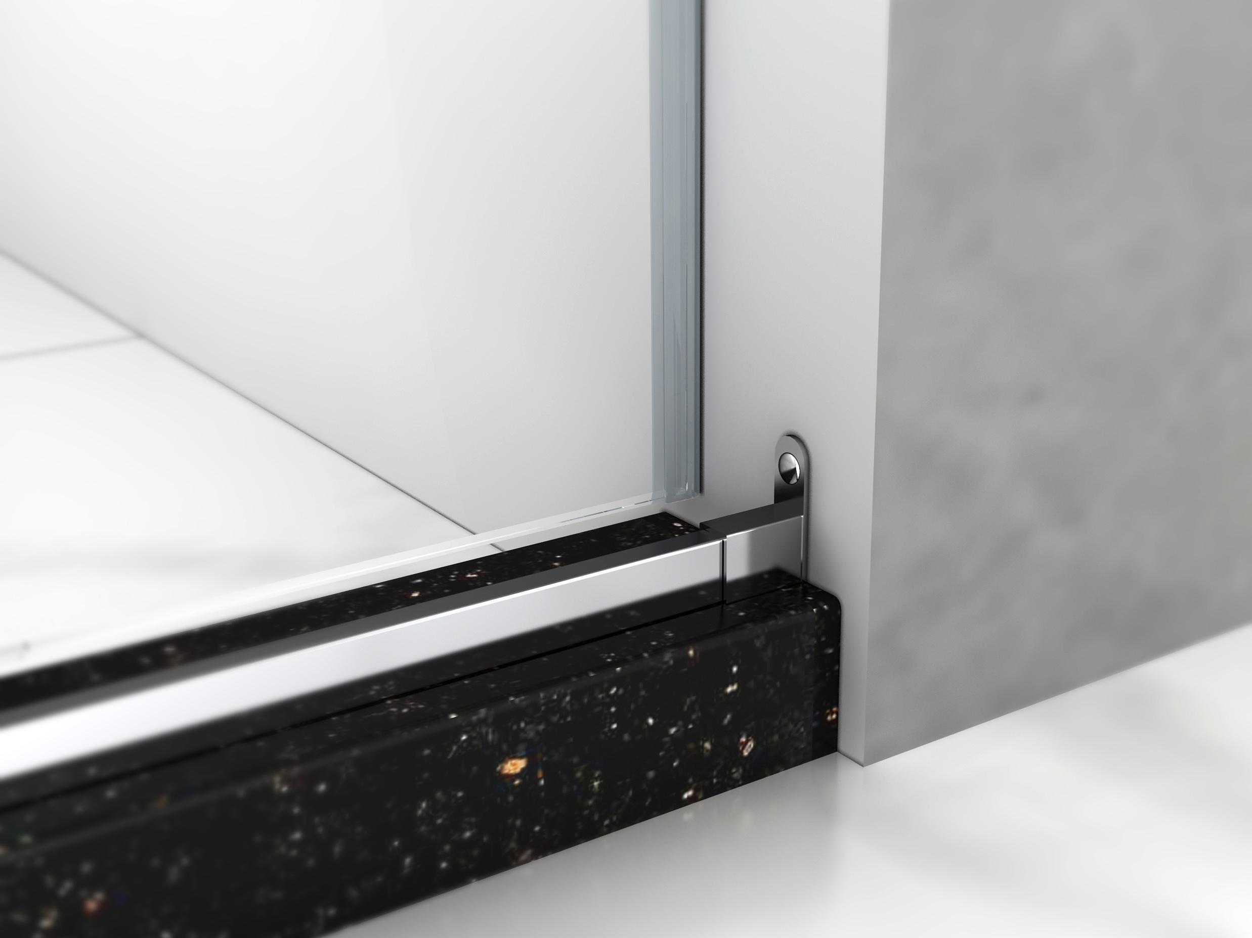 Legion Furniture Gd Shower Door With Chrome Hardware