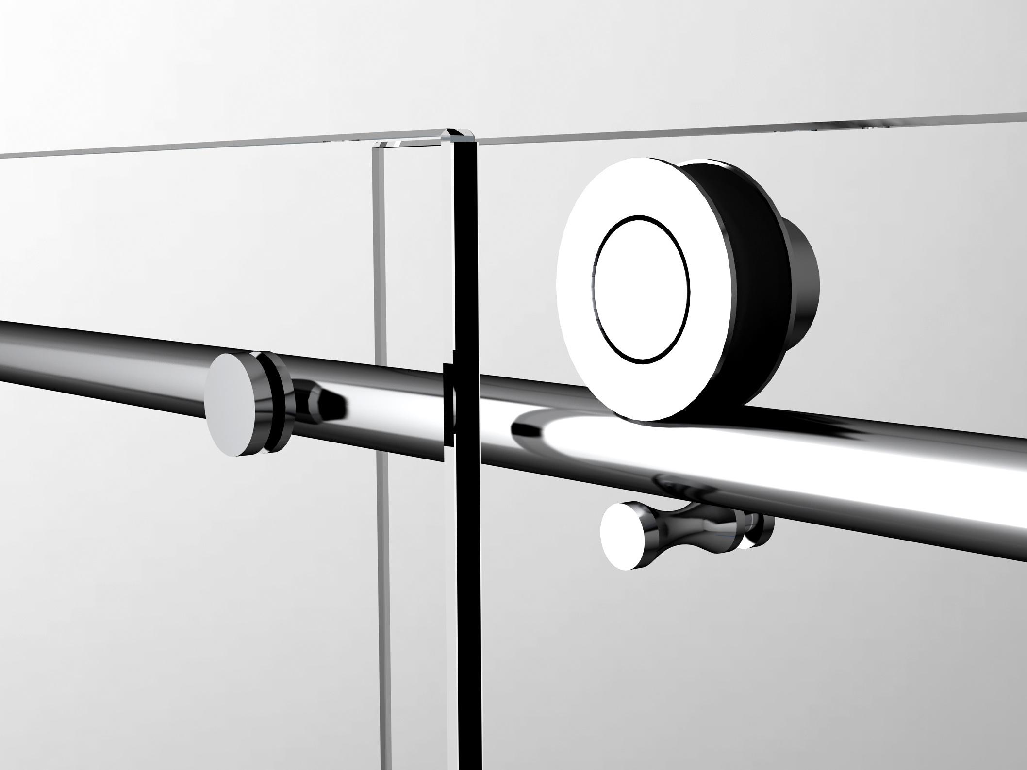 Legion Furniture Gd Shower Door With Chrome Hardware