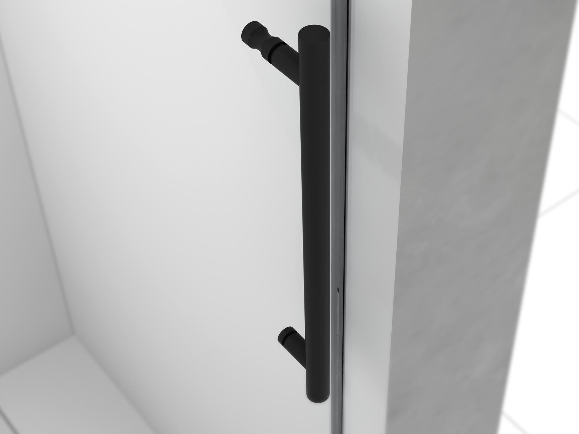 Legion Furniture Gd Shower Door With Black Hardware