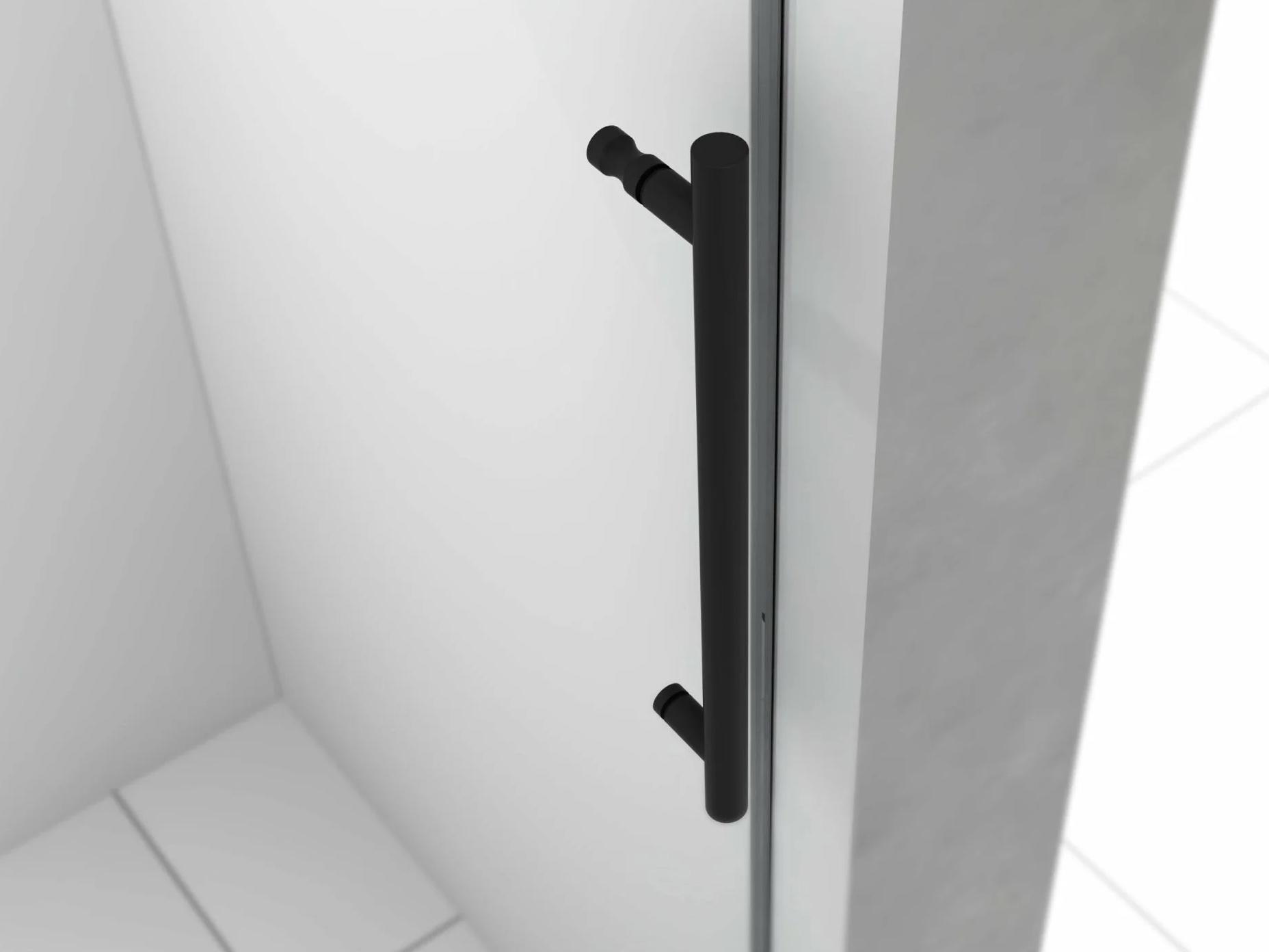Legion Furniture Gd Shower Door With Black Hardware