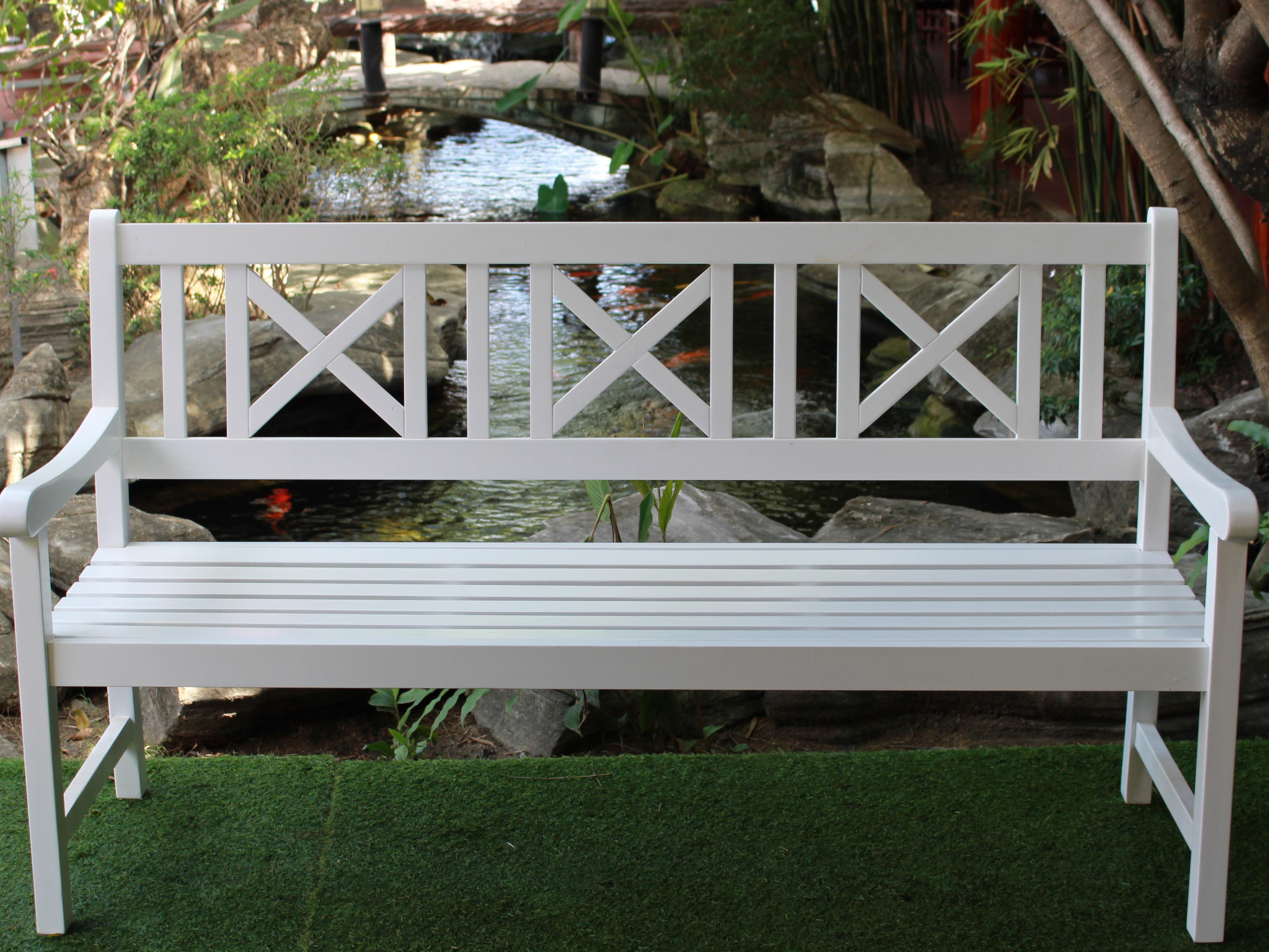 Legion Furniture Outdoor White Accent Chair