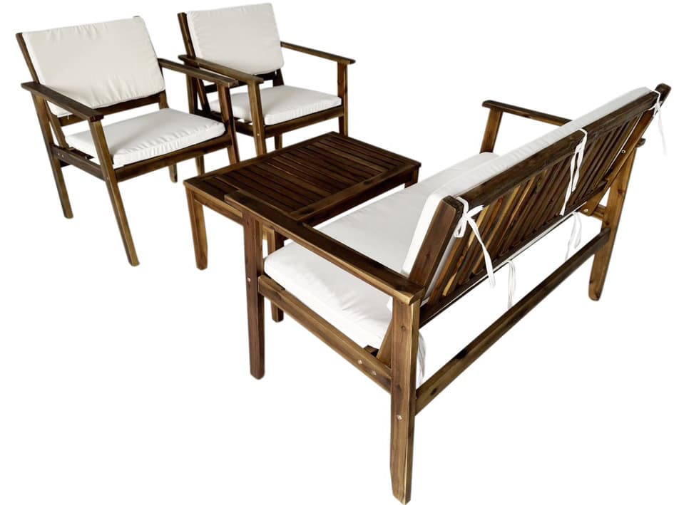 Legion Furniture Outdoor Acacia Wood Dining Room Set