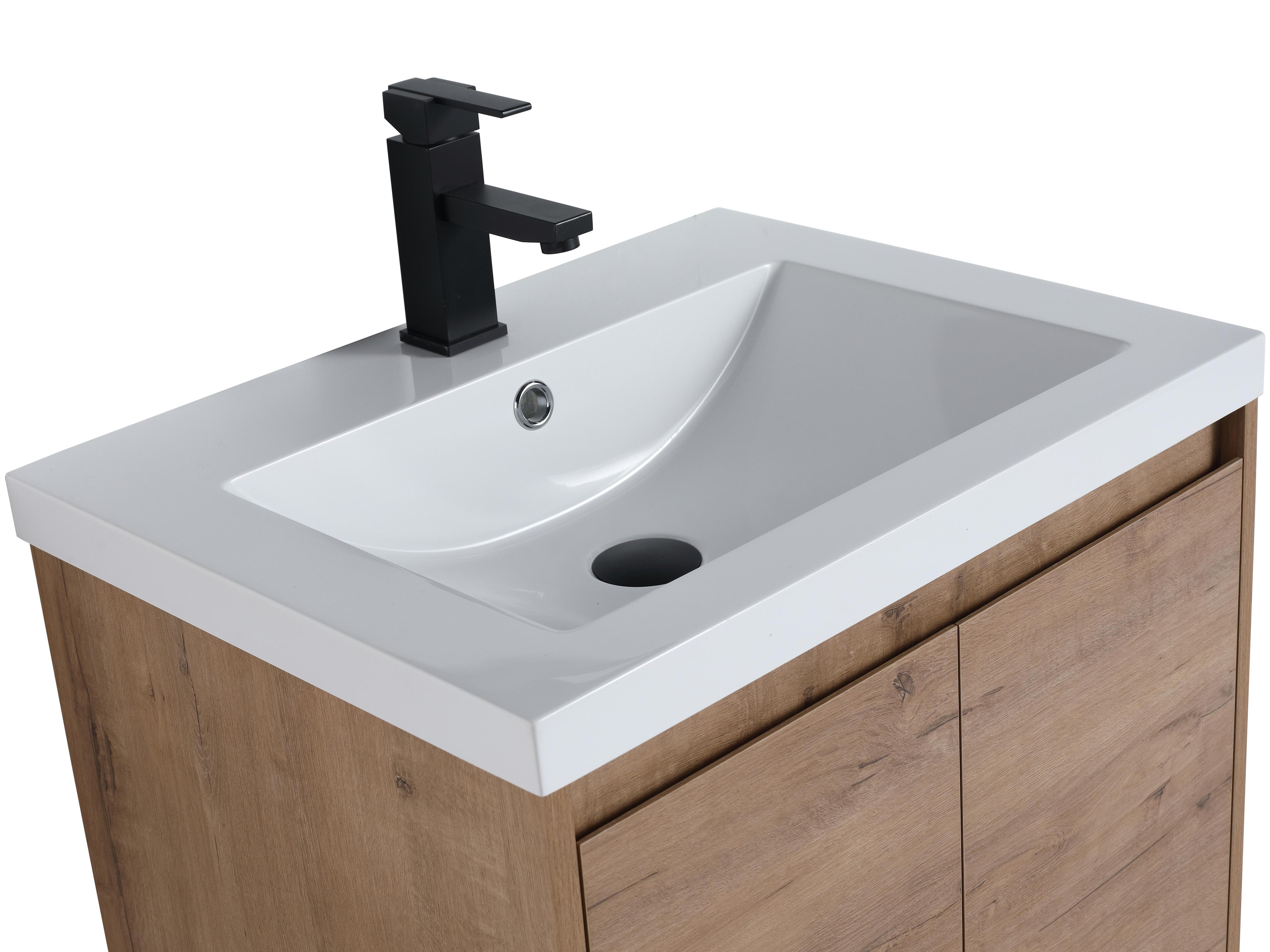 Legion Furniture Wc Series Natural Wood Vanity