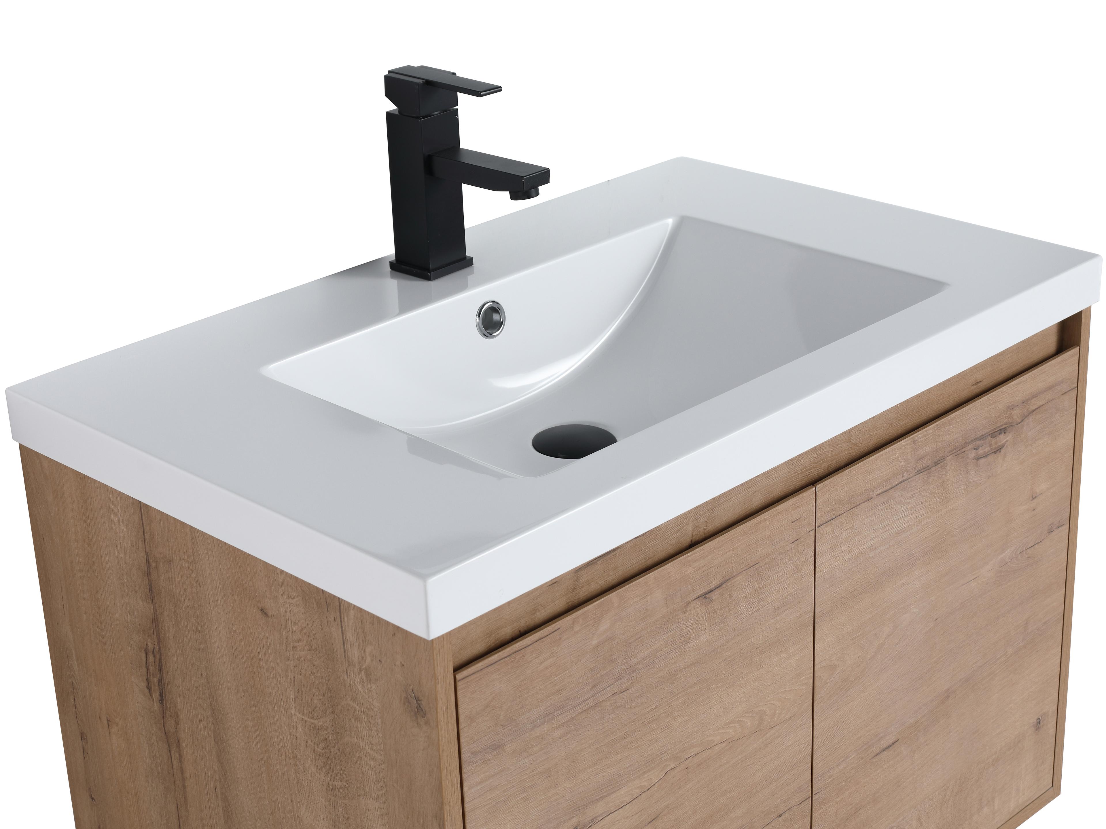Legion Furniture Wc Series Natural Wood Vanity