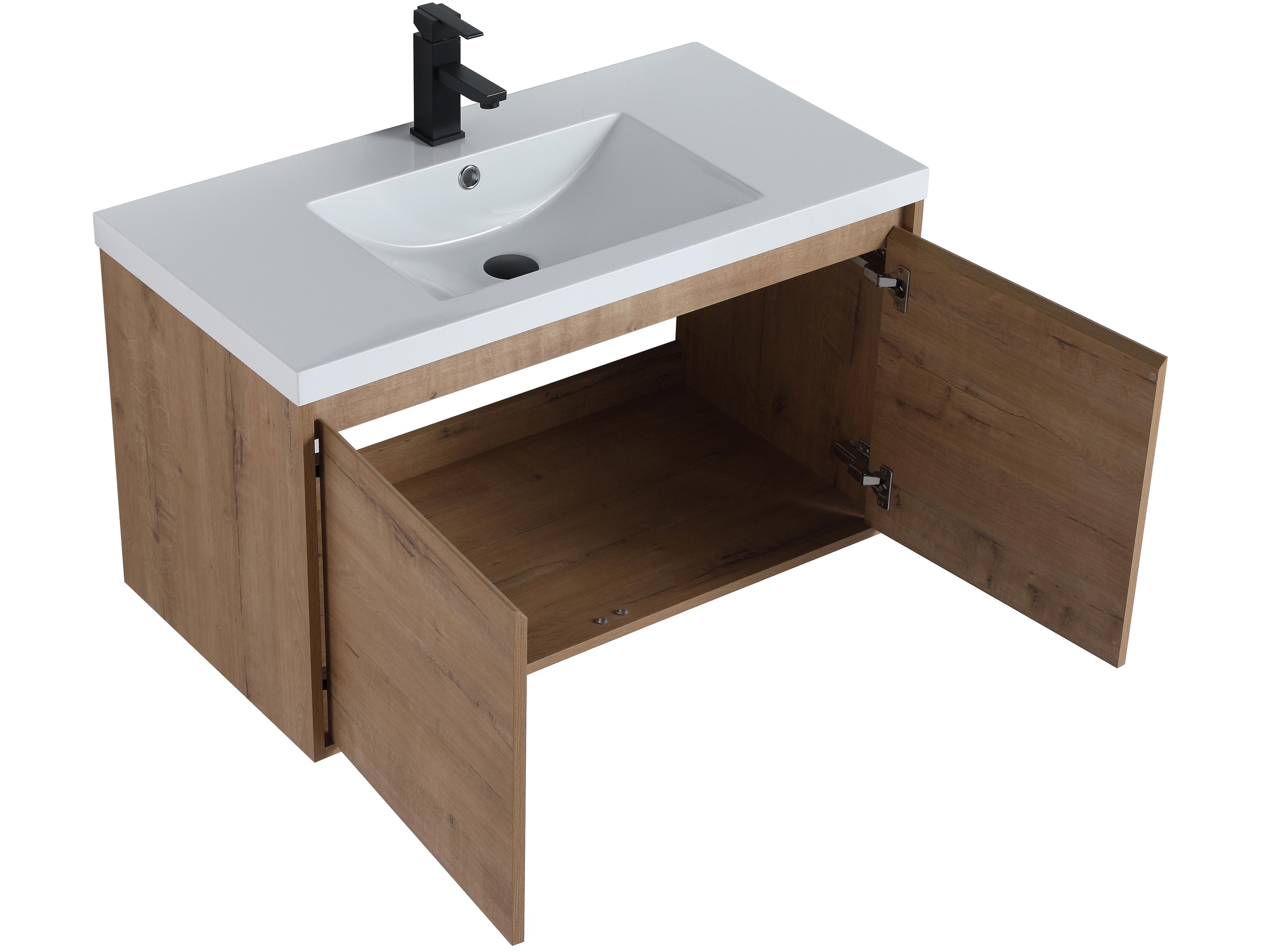 Legion Furniture Wc Series Natural Wood Vanity