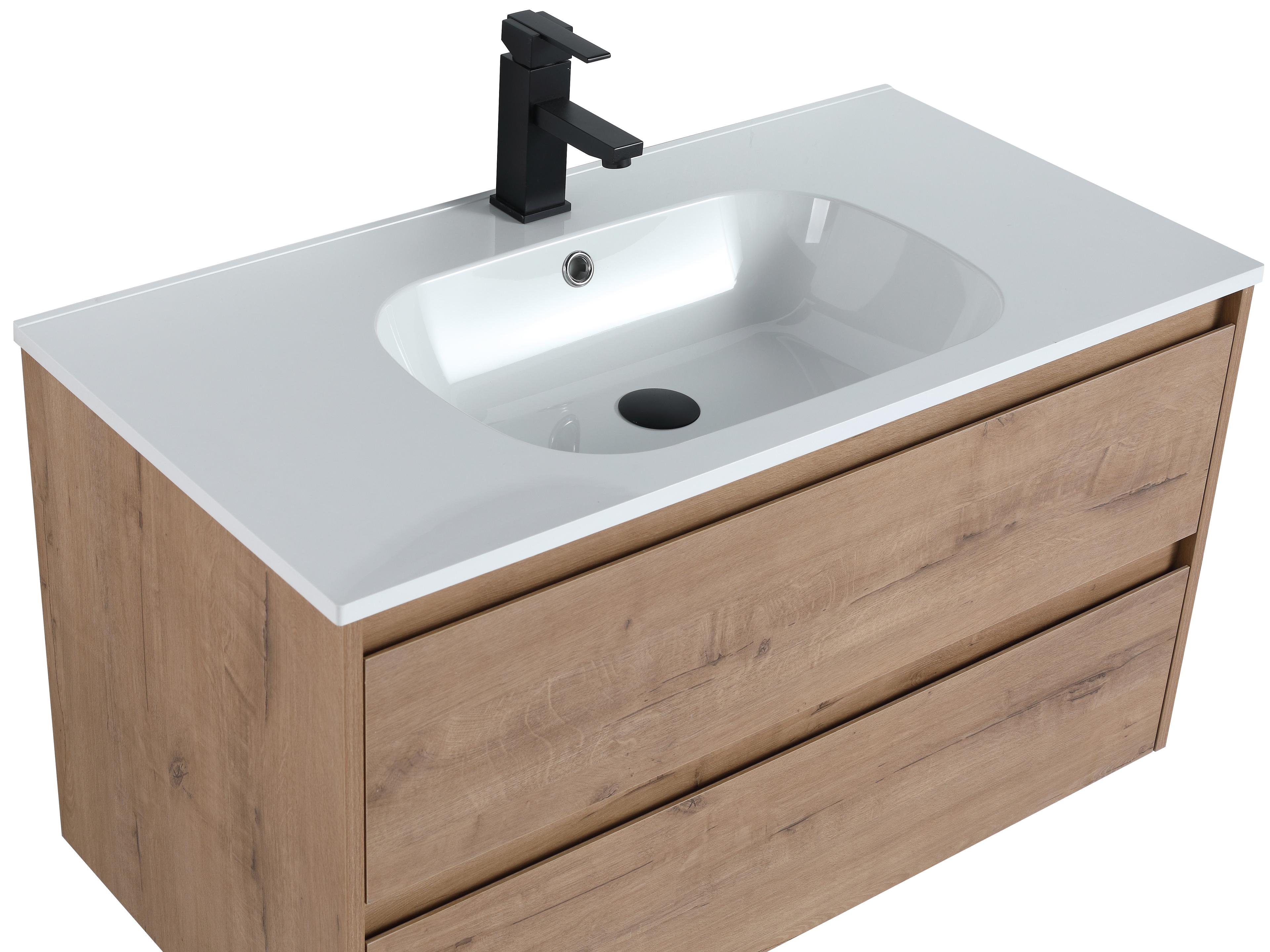 Legion Furniture Wc Series Natural Wood Vanity
