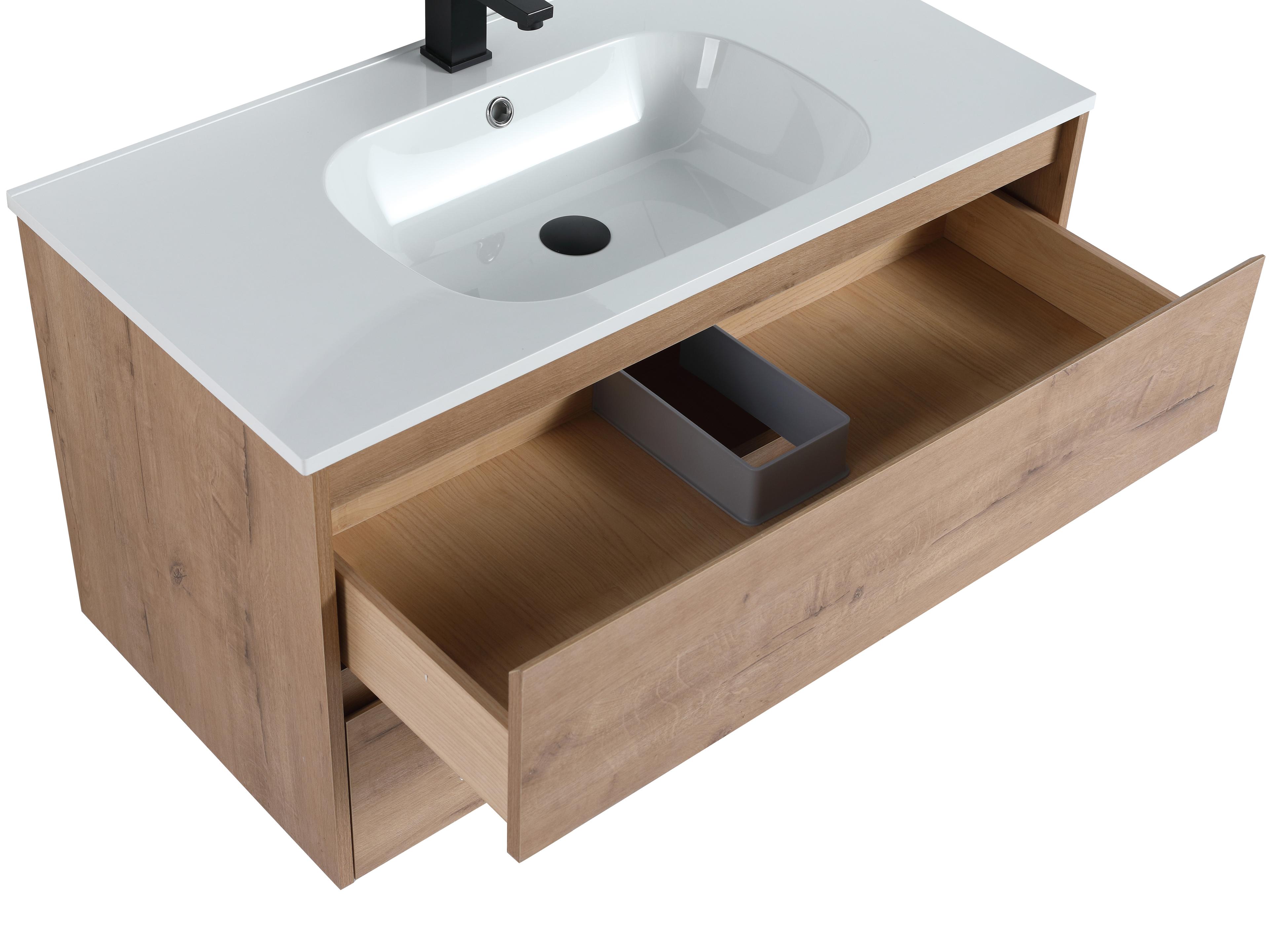 Legion Furniture Wc Series Natural Wood Vanity