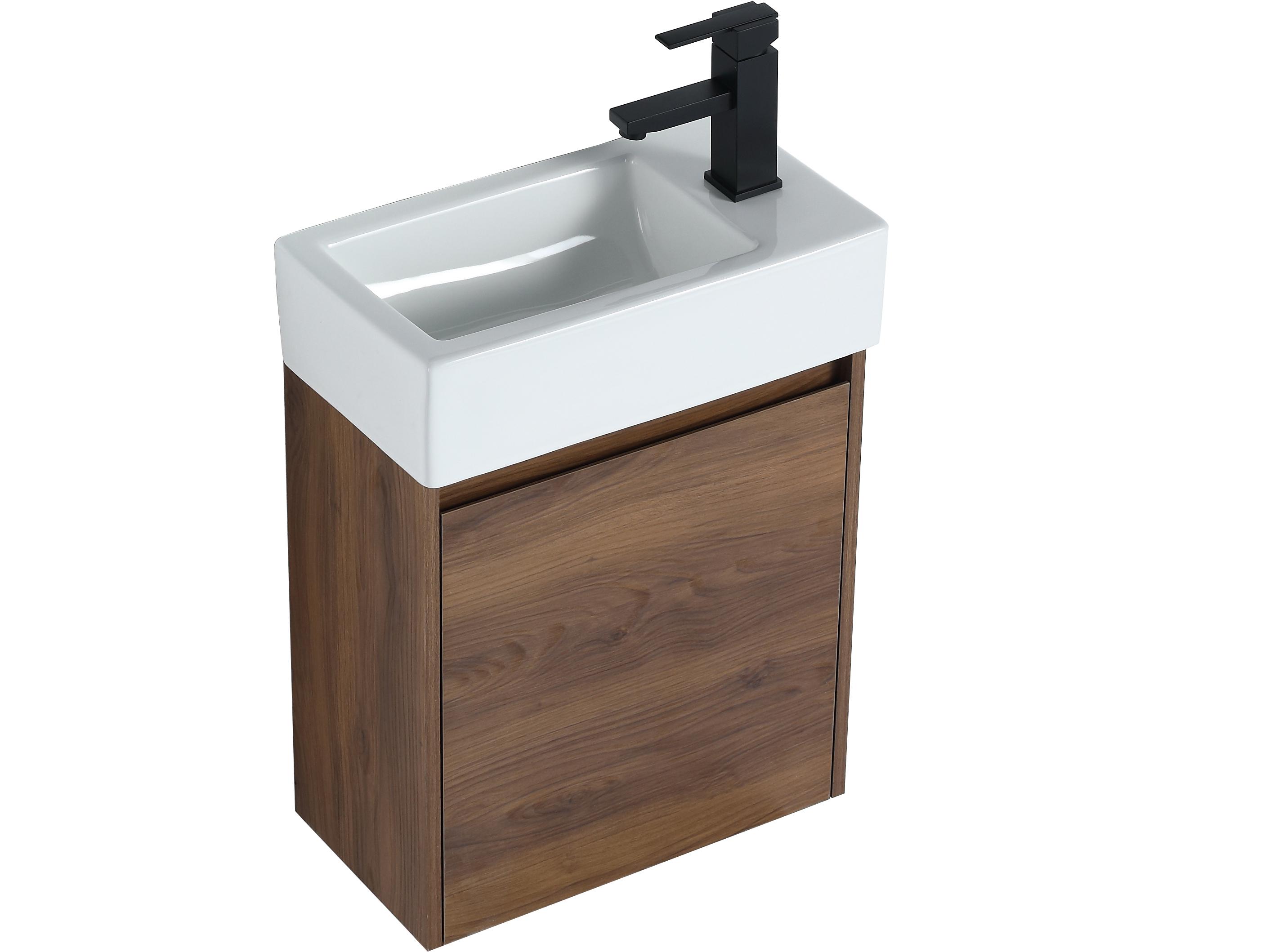 Legion Furniture Wc Series Brown Walnut Vanity