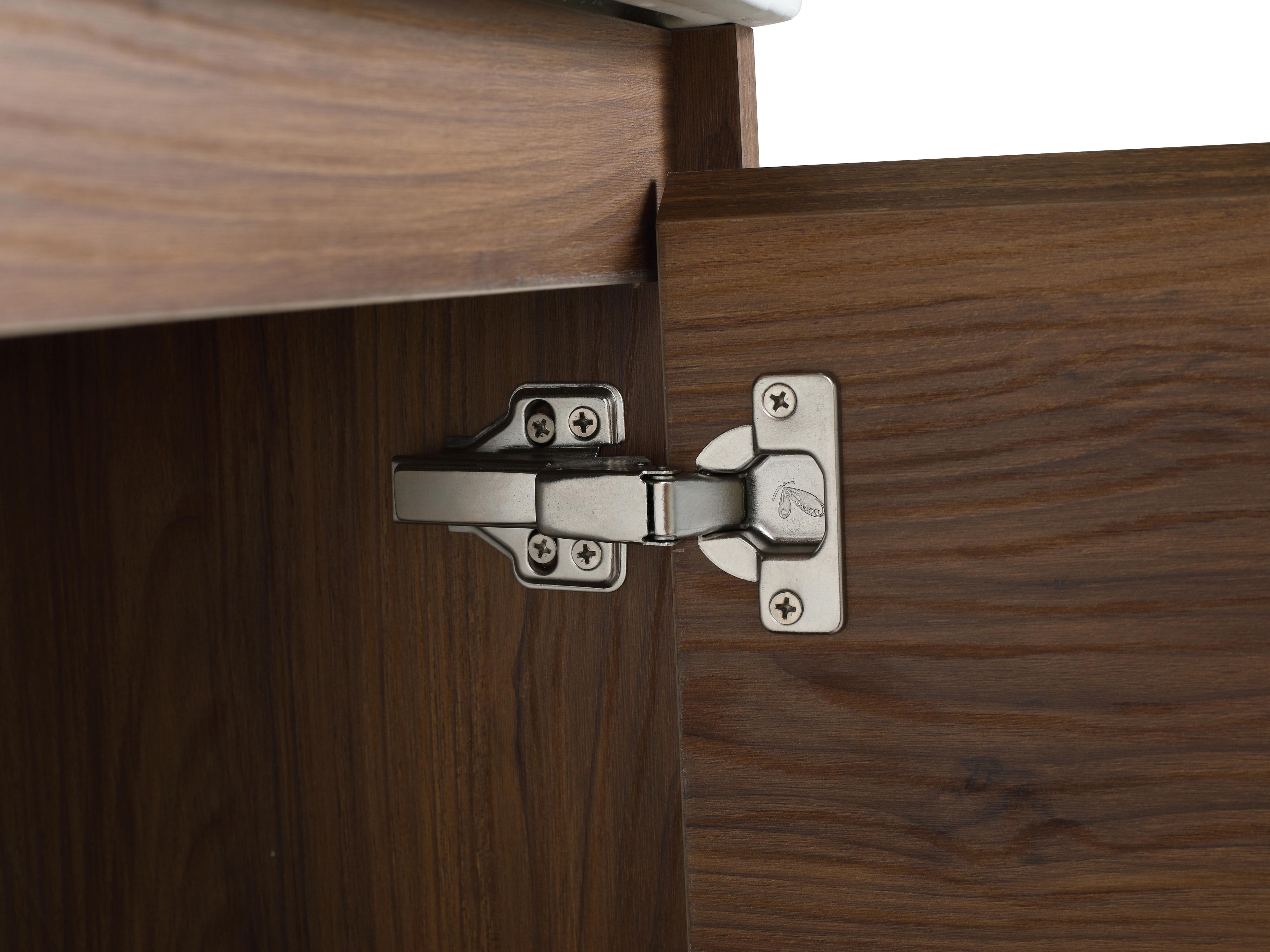 Legion Furniture Wc Series Brown Walnut Vanity