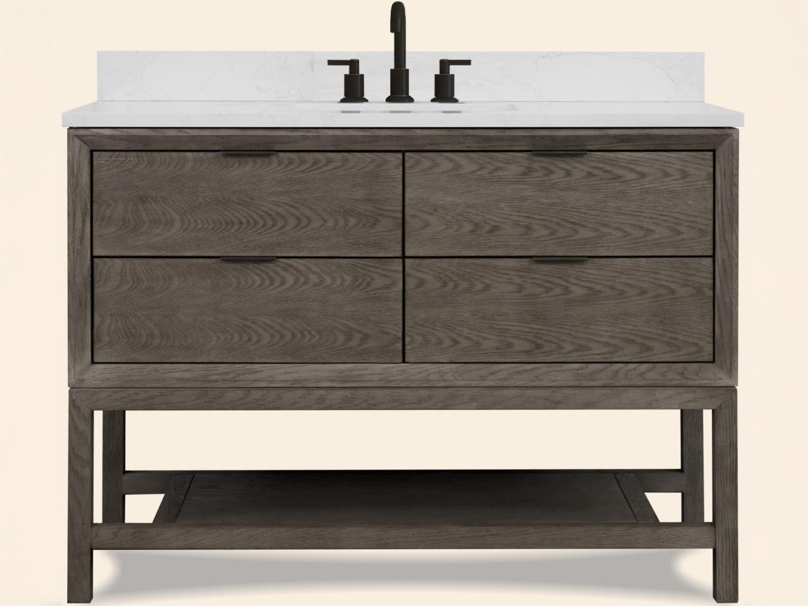 Legion Furniture Wh Series Grey Oak Vanity