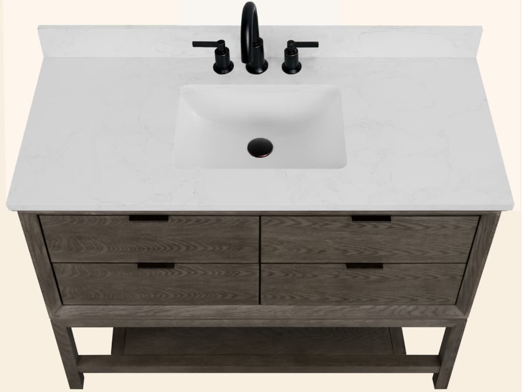 Legion Furniture Wh Series Grey Oak Vanity