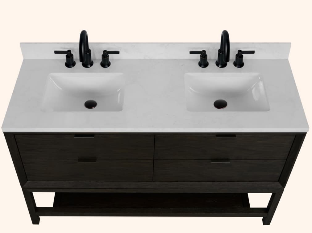 Legion Furniture Wh Series Brown Oak Vanity