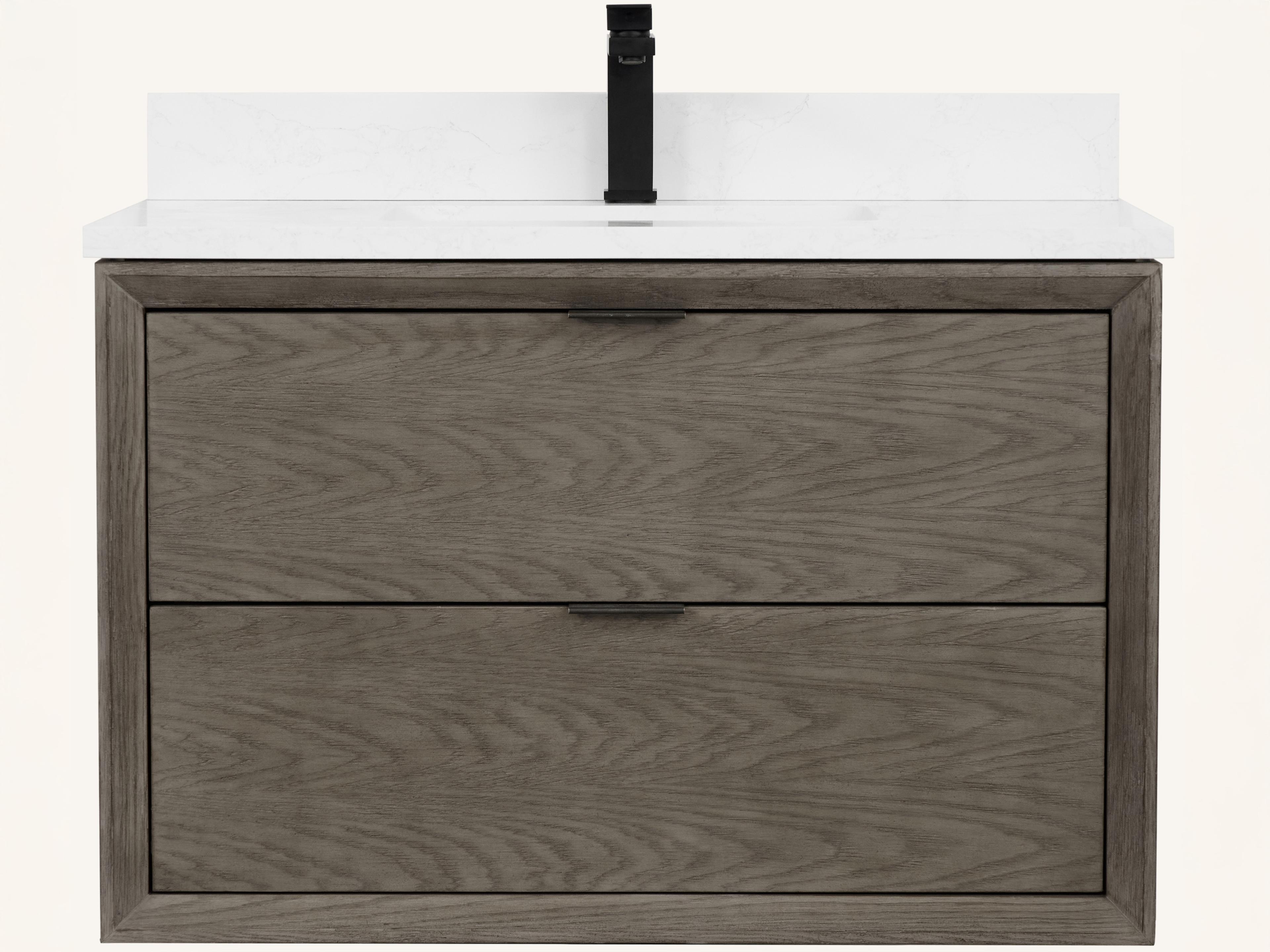 Legion Furniture Wh Series Grey Oak Vanity