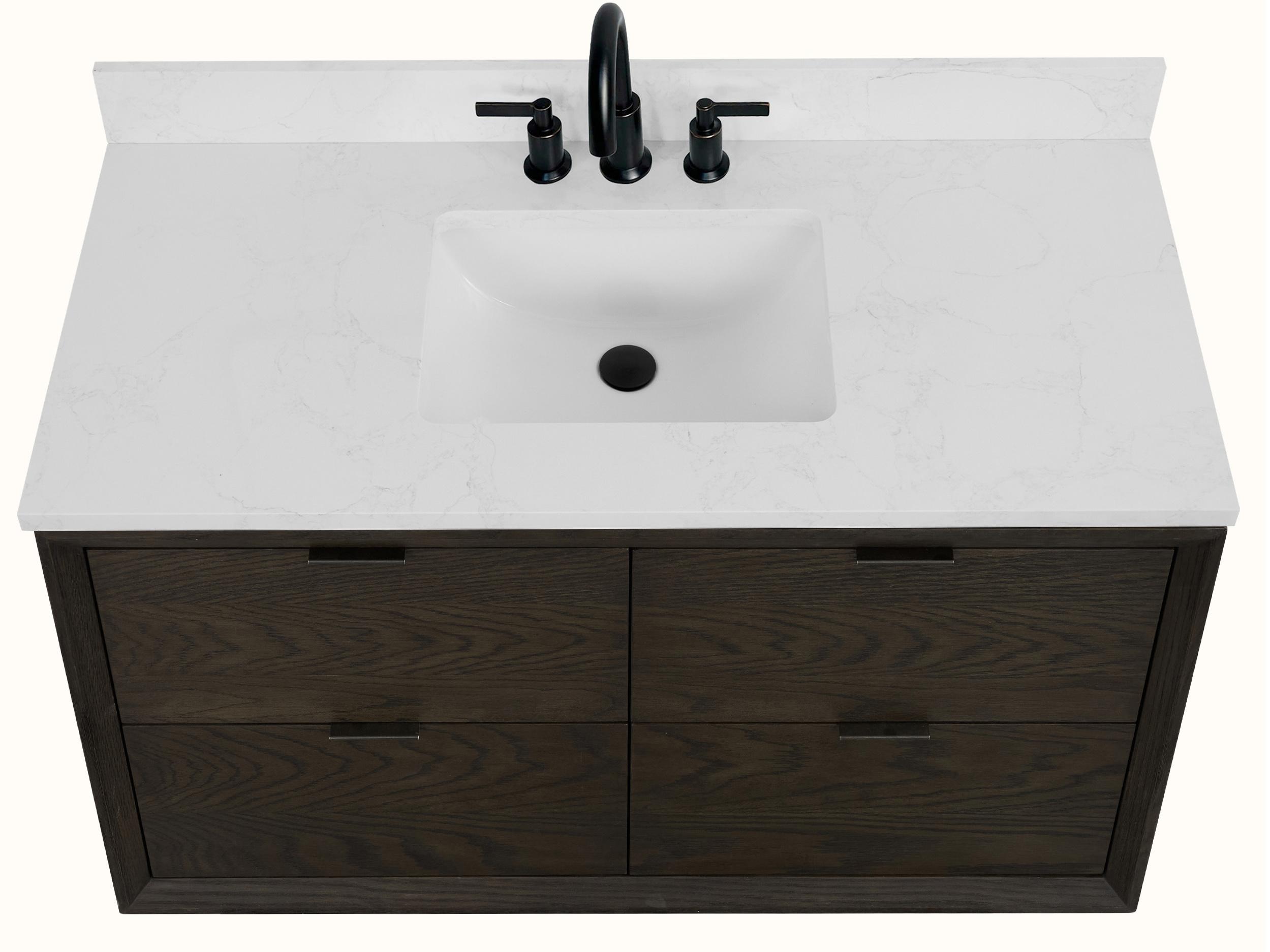 Legion Furniture Wh Series Brown Oak Vanity
