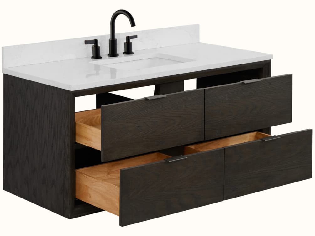 Legion Furniture Wh Series Brown Oak Vanity