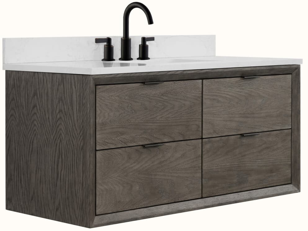 Legion Furniture Wh Series Grey Oak Vanity