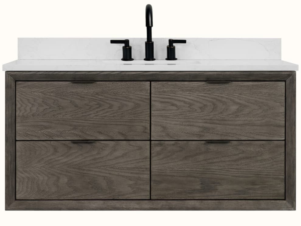Legion Furniture Wh Series Grey Oak Vanity