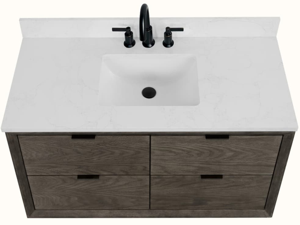 Legion Furniture Wh Series Grey Oak Vanity