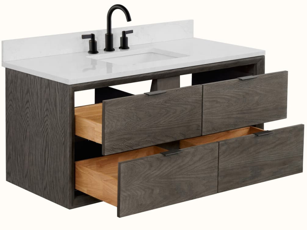 Legion Furniture Wh Series Grey Oak Vanity