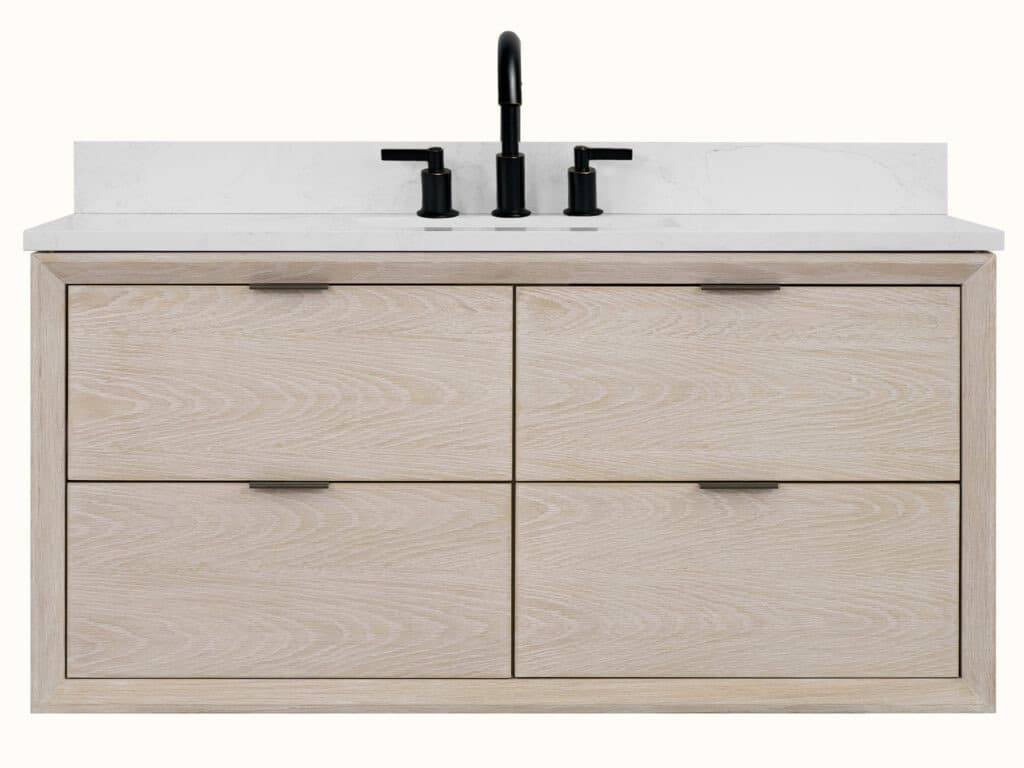 Legion Furniture Wh Series Whitewashed Oak Vanity