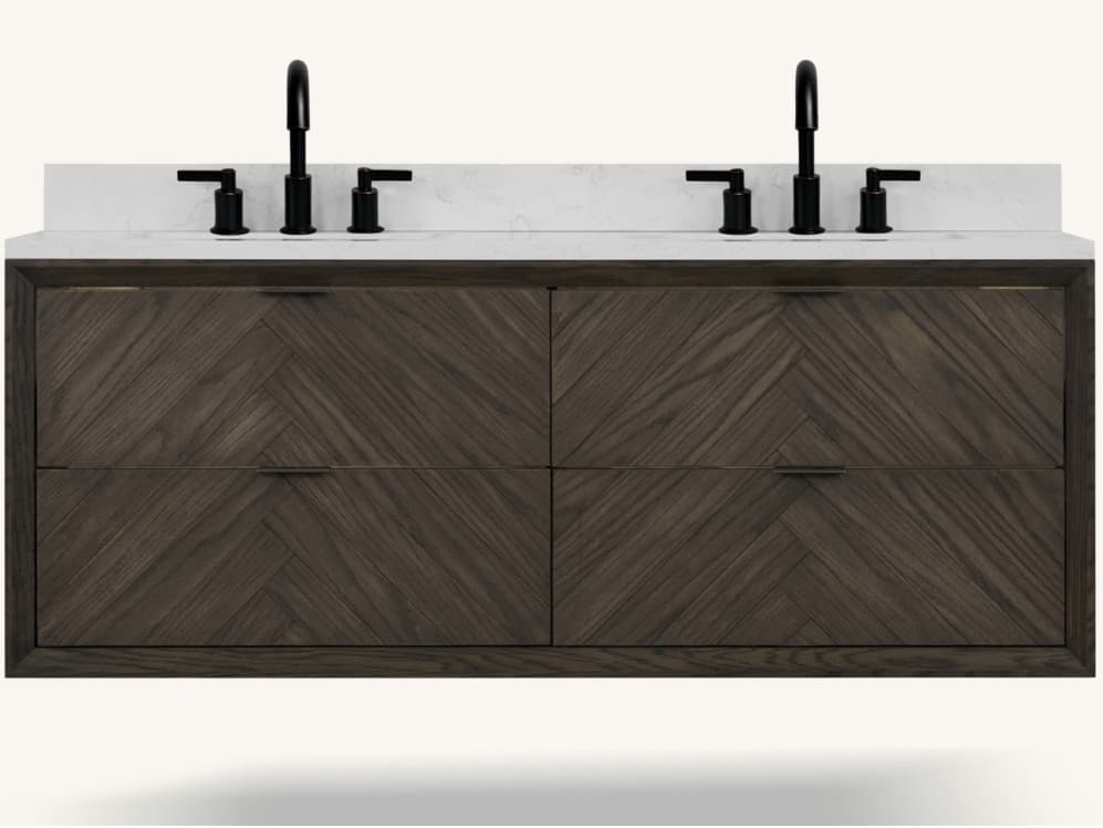 Legion Furniture Wh Series Brown Oak Vanity