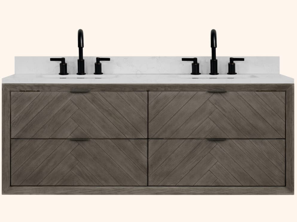 Legion Furniture Wh Series Grey Oak Vanity