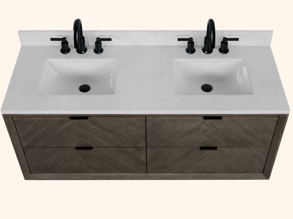 Legion Furniture Wh Series Grey Oak Vanity
