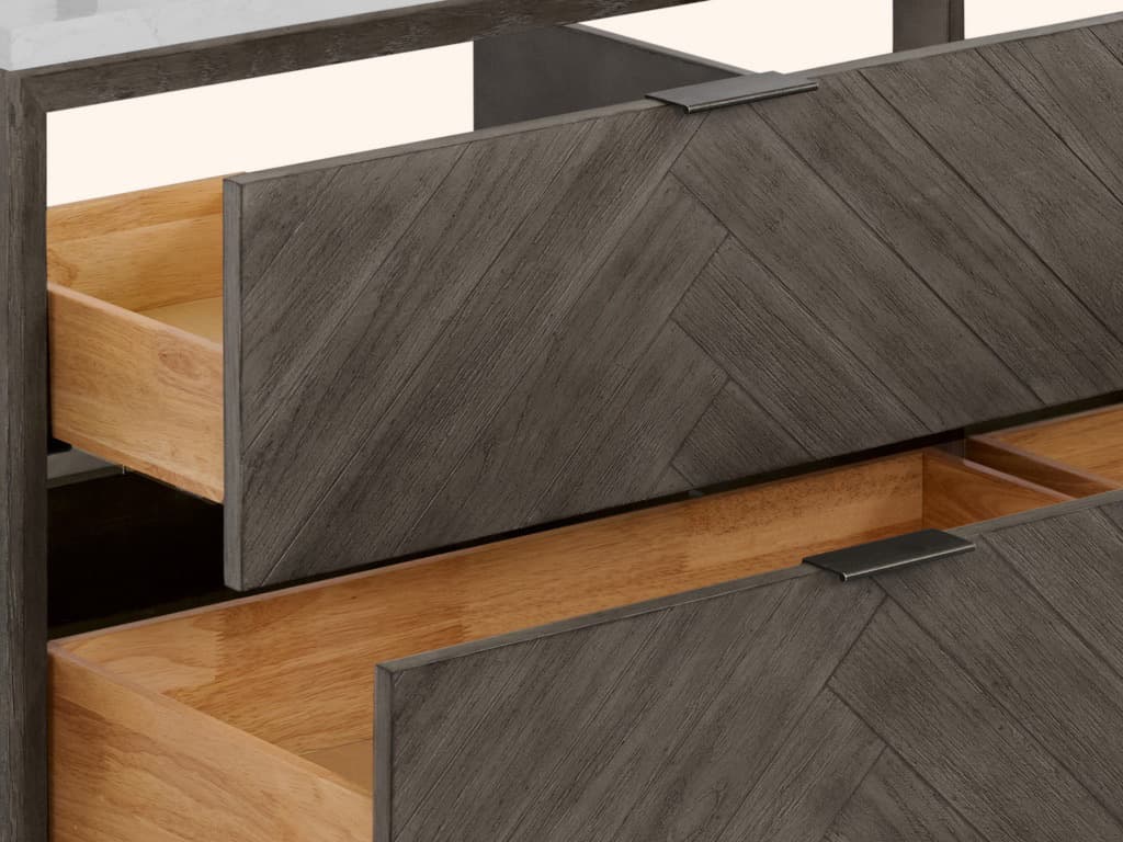 Legion Furniture Wh Series Grey Oak Vanity