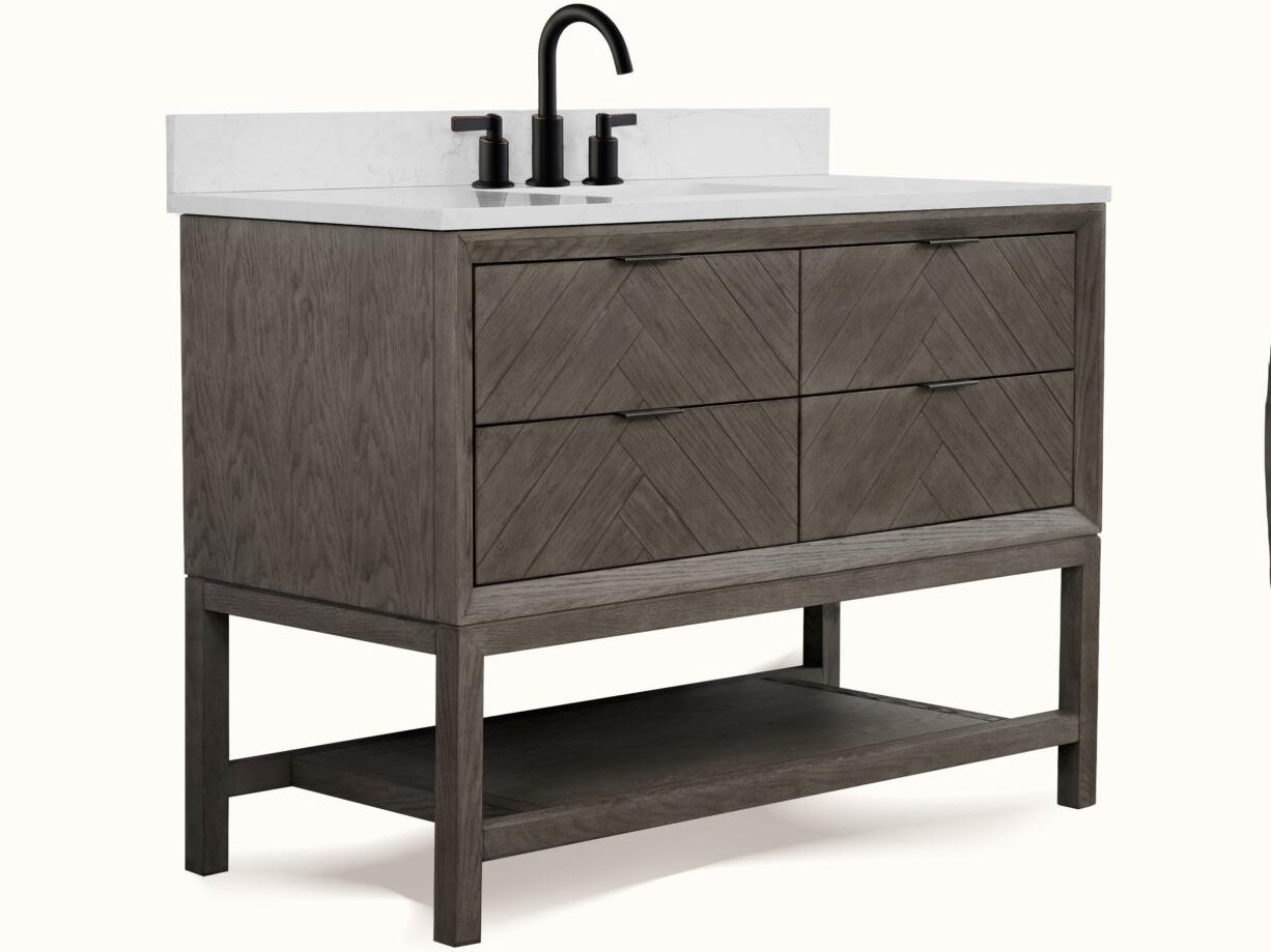 Legion Furniture Wh Series Grey Oak Vanity