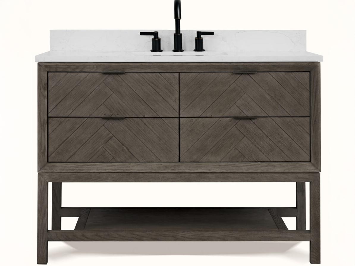 Legion Furniture Wh Series Grey Oak Vanity