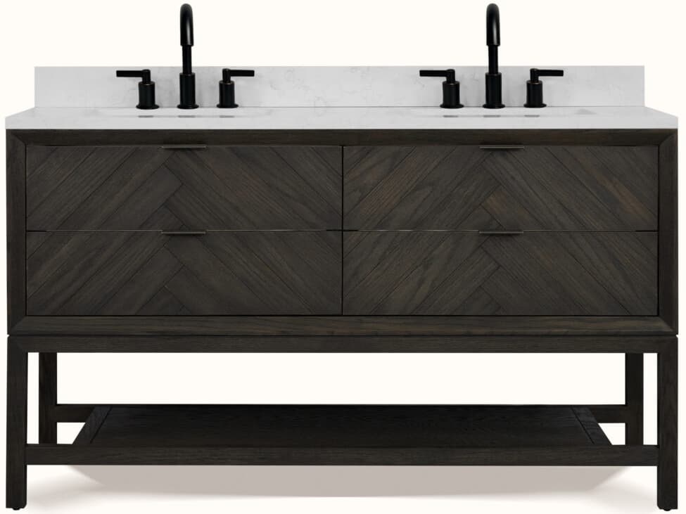 Legion Furniture Wh Series Brown Oak Vanity