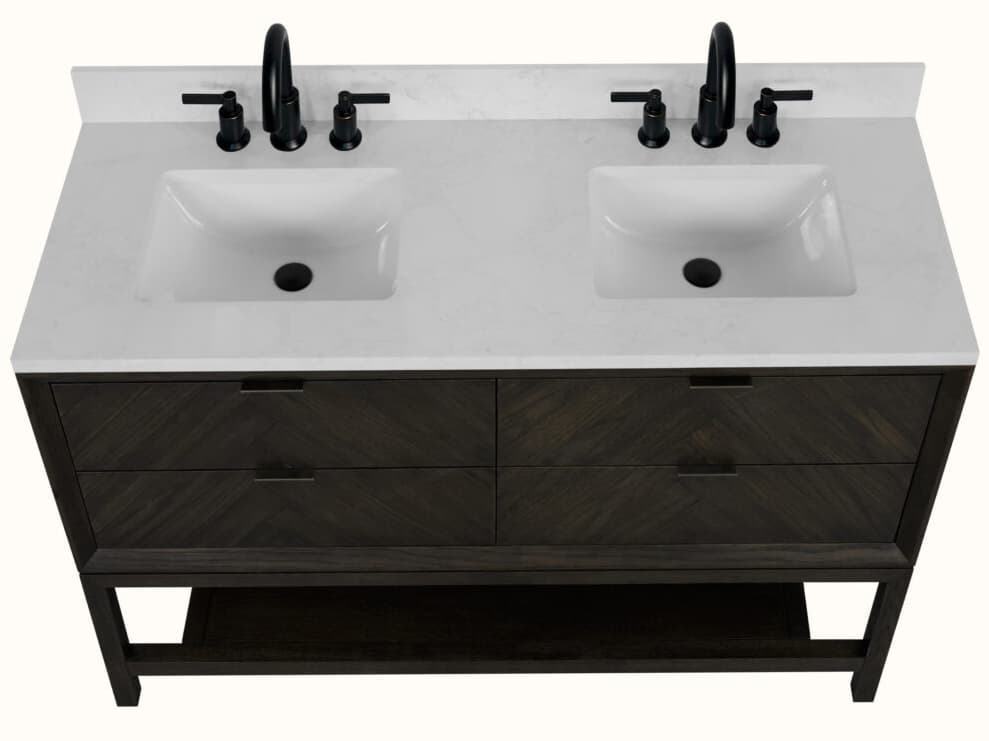 Legion Furniture Wh Series Brown Oak Vanity