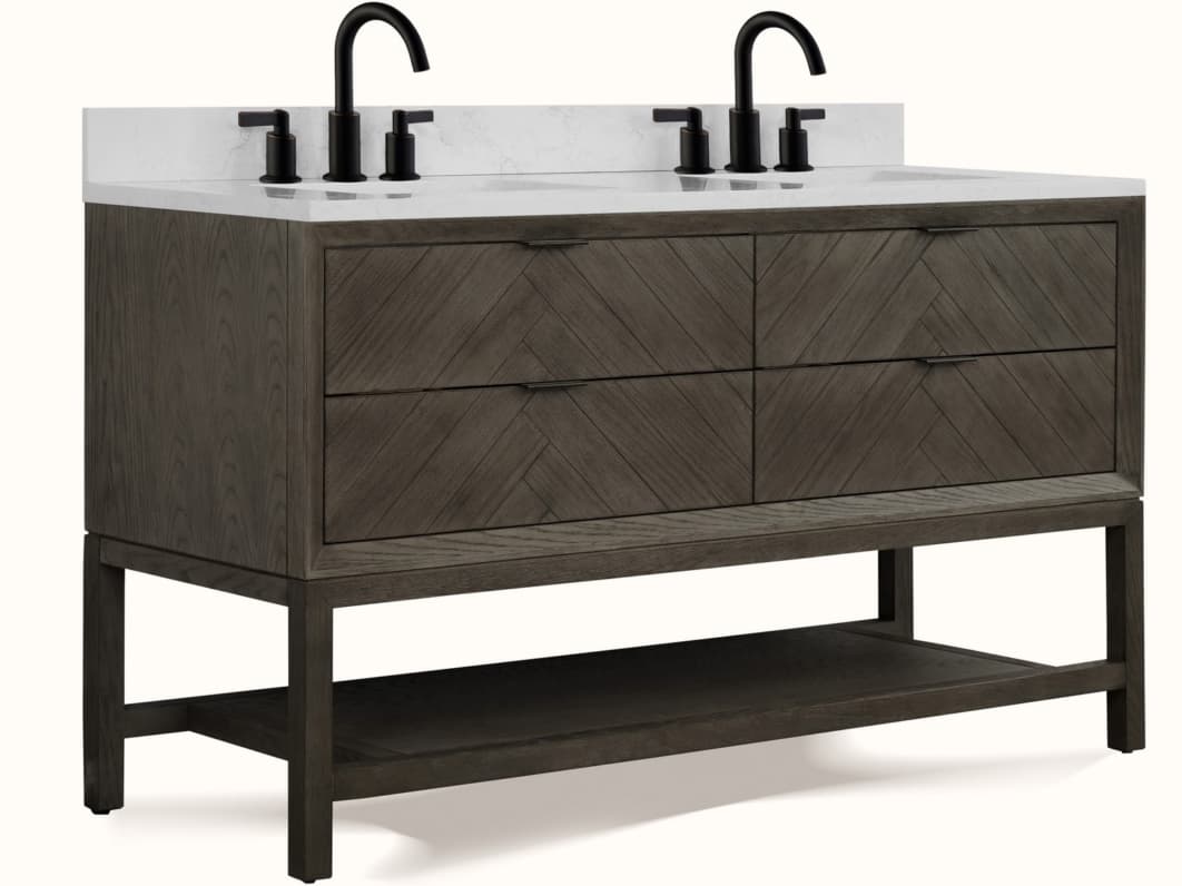Legion Furniture Wh Series Grey Oak Vanity
