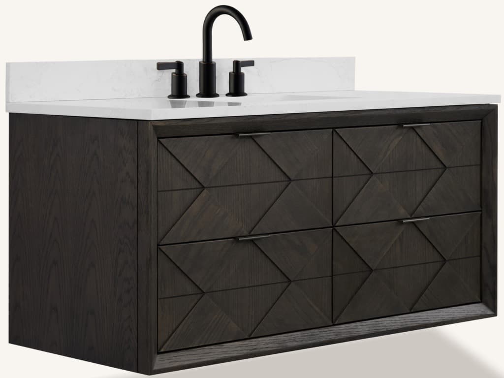 Legion Furniture Wh Series Brown Oak Vanity