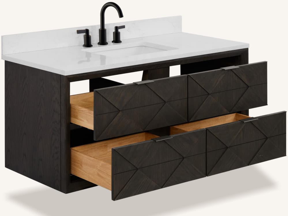 Legion Furniture Wh Series Brown Oak Vanity