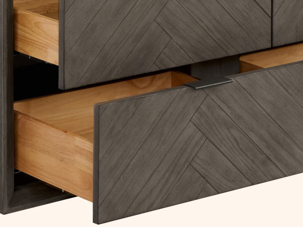 Legion Furniture Wh Series Grey Oak Vanity