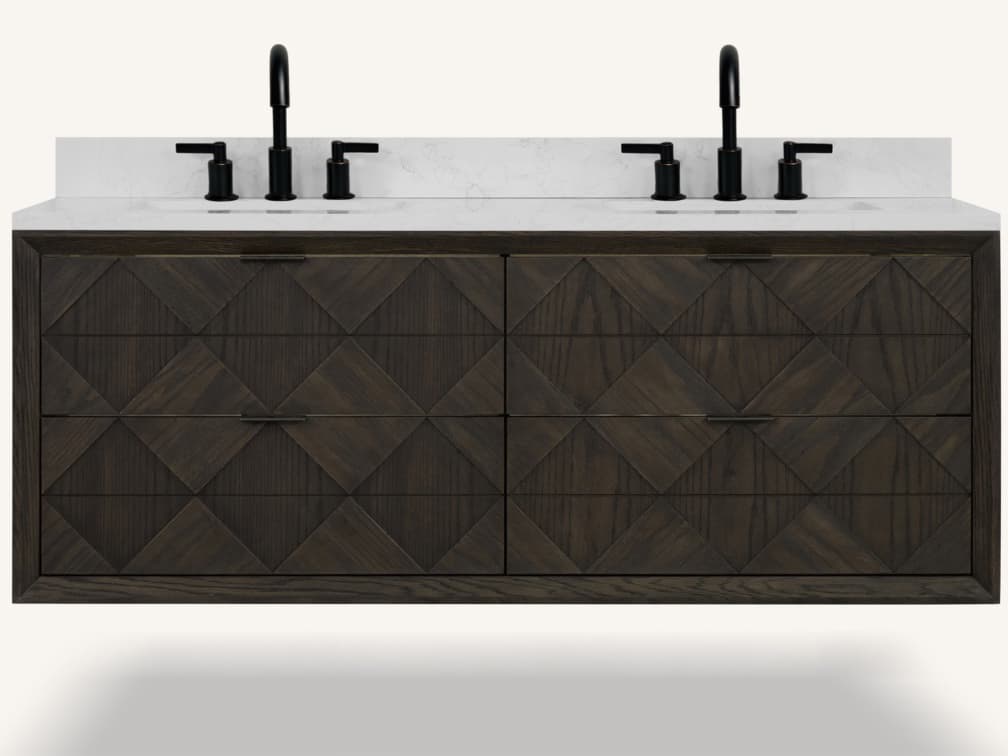 Legion Furniture Wh Series Brown Oak Vanity