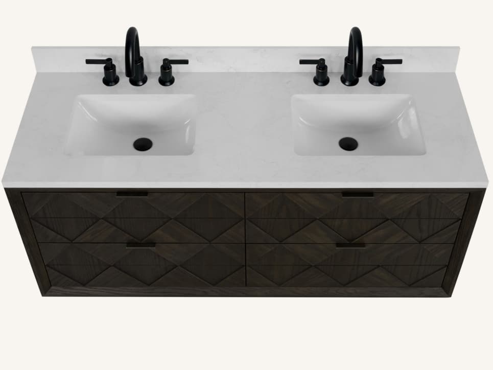 Legion Furniture Wh Series Brown Oak Vanity