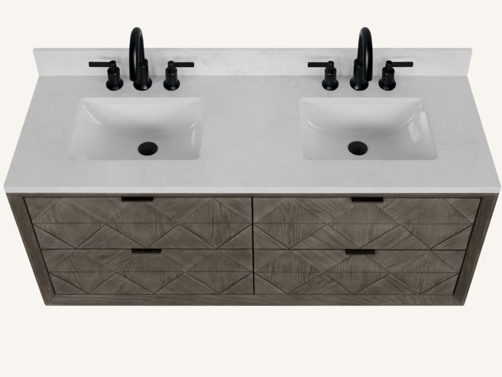 Legion Furniture Wh Series Grey Oak Vanity