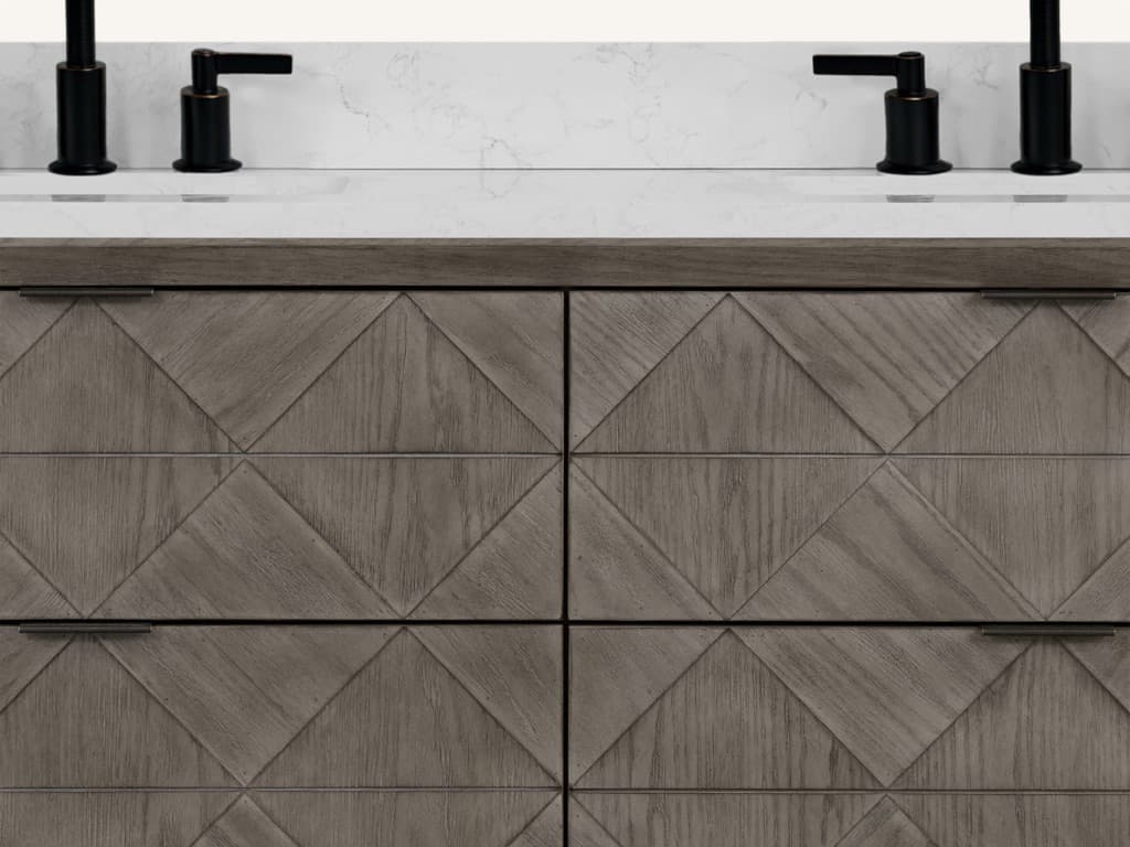 Legion Furniture Wh Series Grey Oak Vanity