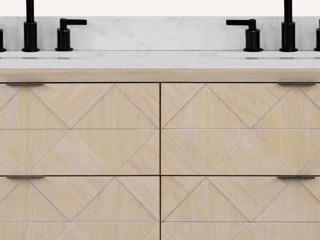 Legion Furniture Wh Series Whitewashed Oak Vanity