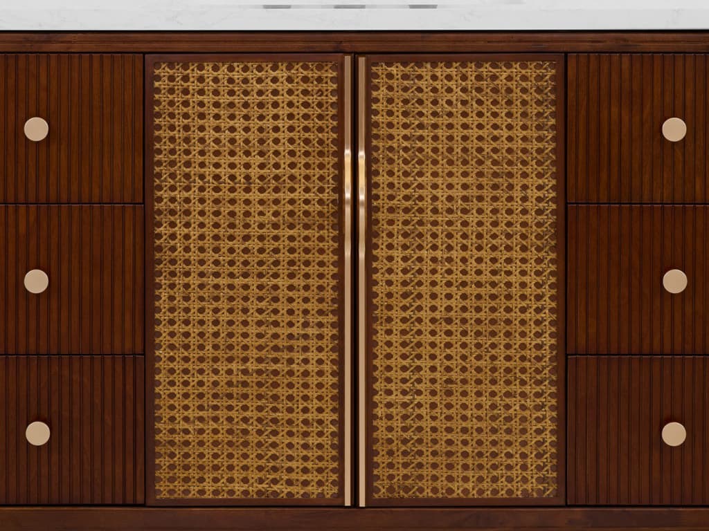 Legion Furniture Wh Series Brown Birch Vanity