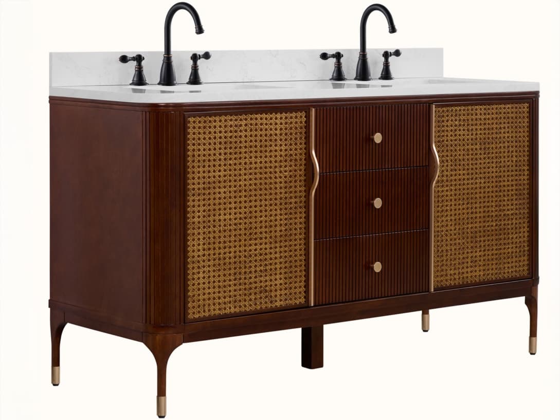 Legion Furniture Wh Series Brown Birch Vanity