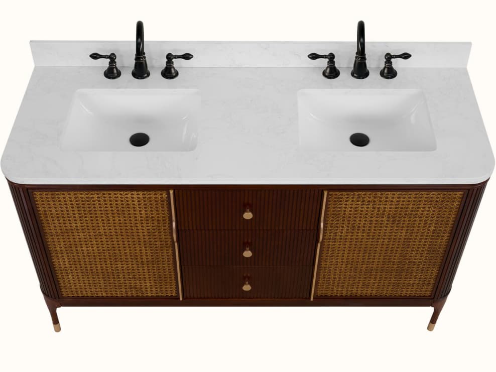 Legion Furniture Wh Series Brown Birch Vanity