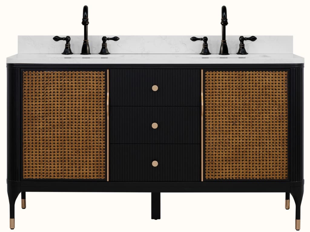 Legion Furniture Wh Series Black Birch Vanity