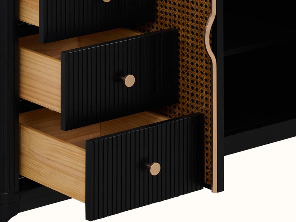 Legion Furniture Wh Series Black Birch Vanity