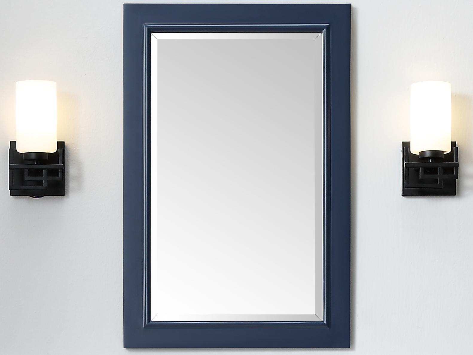 Legion Furniture Wh Series Blue Wall Mirror Vertical