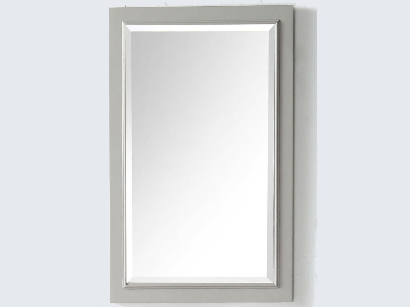 Legion Furniture Wh Series Warm Grey Wall Mirror Rectangular