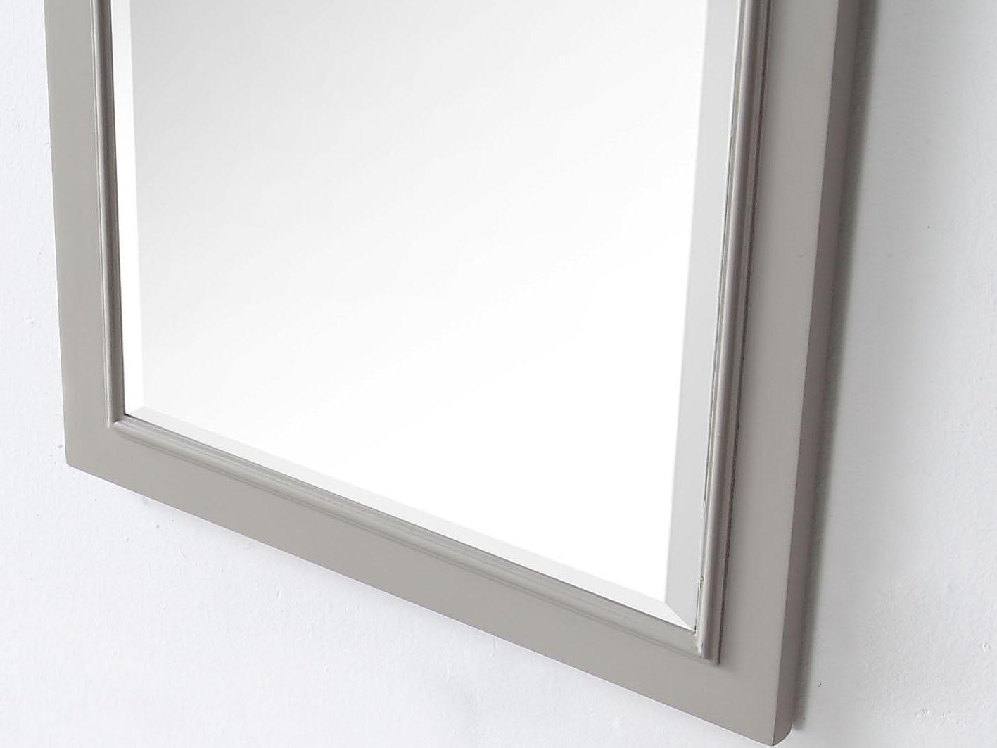 Legion Furniture Wh Series Warm Grey Wall Mirror Rectangular