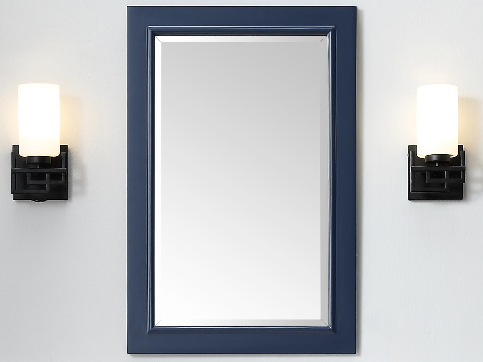 Legion Furniture Wh Series Blue Wall Mirror Vertical